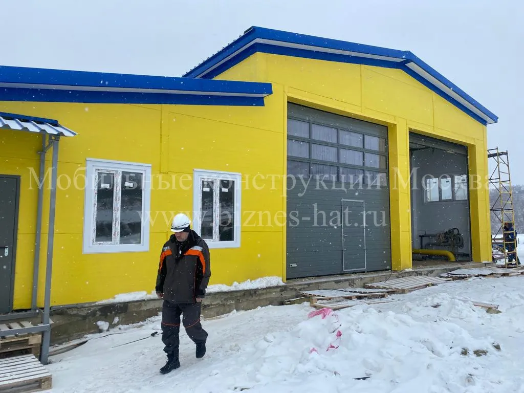 Здание пожарного депо для ООО «Озерновский ГМК», Камчатка