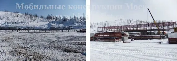 Вахтовый посёлок для ОАО «Селигдар». Март 2012г.