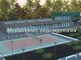 Проект павильона с катальной горкой для «Мега Химки», г. Москва